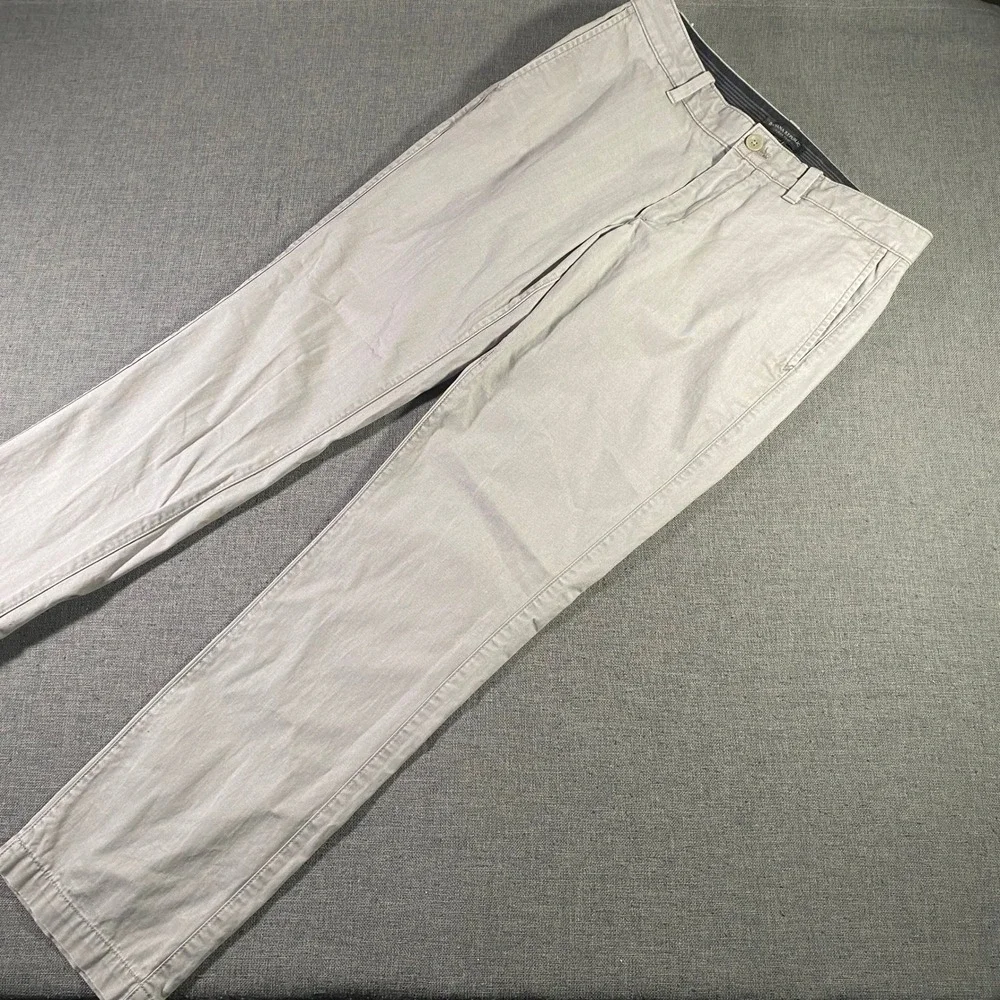 Banana Republic Aiden Pant Men's 31x32 Khaki Beige Chino Casual Trousers